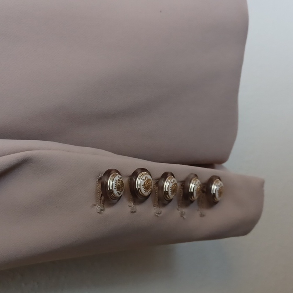 Veronica Beard Miller Dickey Jacket Blazer SZ 14 Double Breasted Khaki Camel - Picture 11 of 16